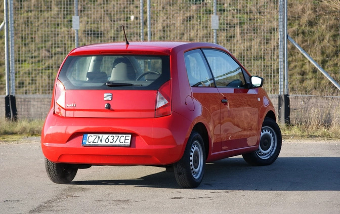 Seat Mii cena 22500 przebieg: 170000, rok produkcji 2016 z Żnin małe 137